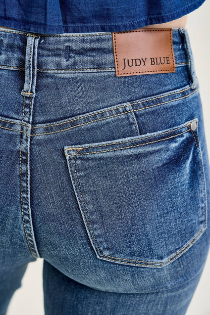 Alyson Mid Rise Tummy Control Vintage Straight Jeans