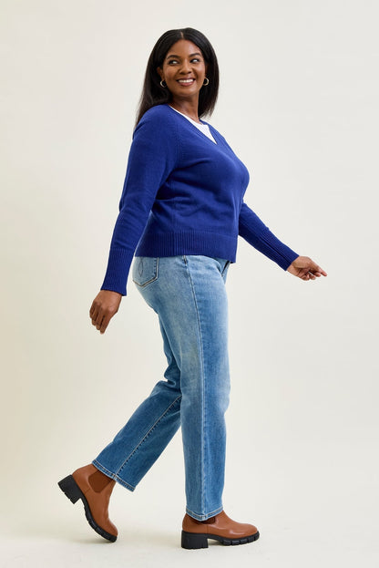 Delaney Vintage Wash ThermaDENIM Straight Fit Plus