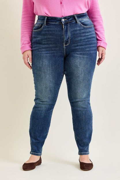 Jennifer Mid Rise ThermaDENIM Skinny Jeans Plus