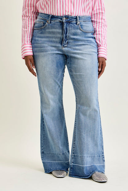 Giselle Tummy Control Release Hem Flare - PLUS