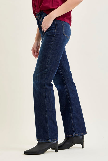 Paisley High Rise Straight Fit Classic Jeans
