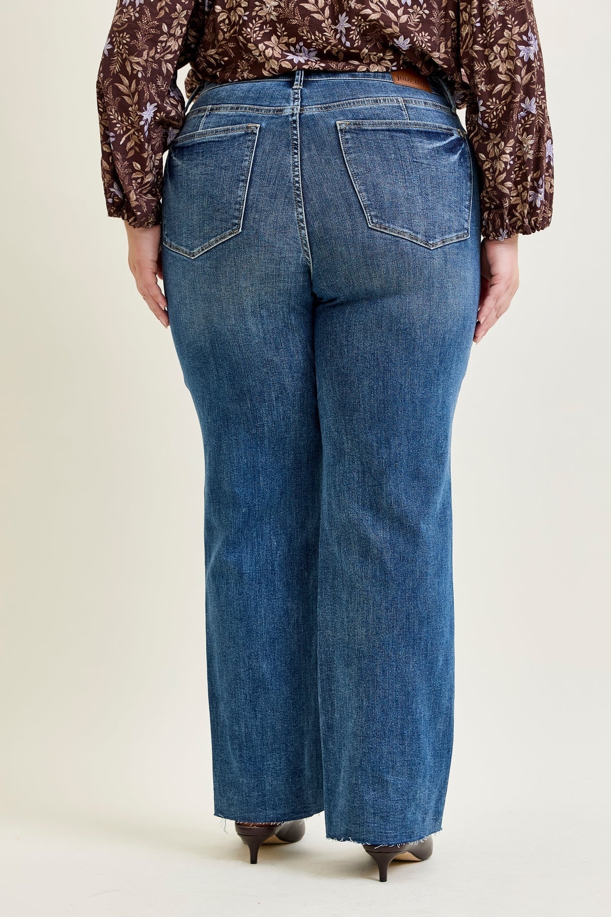Alyson Mid Rise Tummy Control Vintage Straight Jeans - PLUS