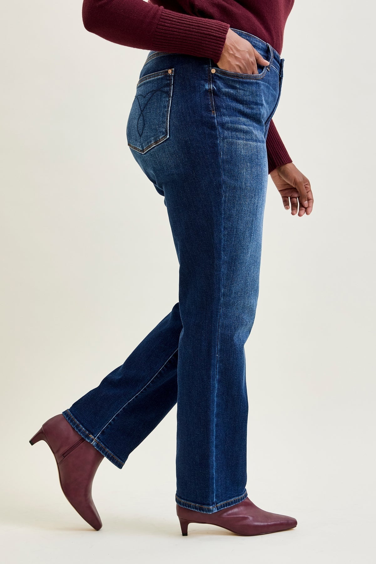 Tracy Vintage Wash ThermaDENIM Straight Fit - PLUS
