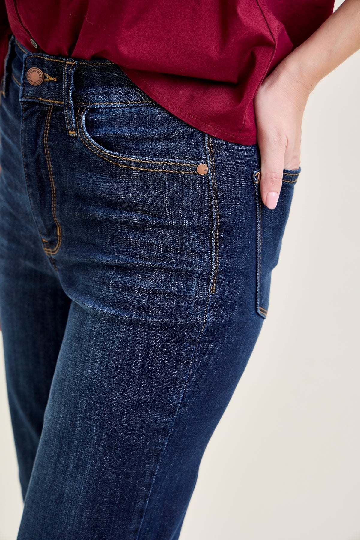 Paisley High Rise Straight Fit Classic Jeans